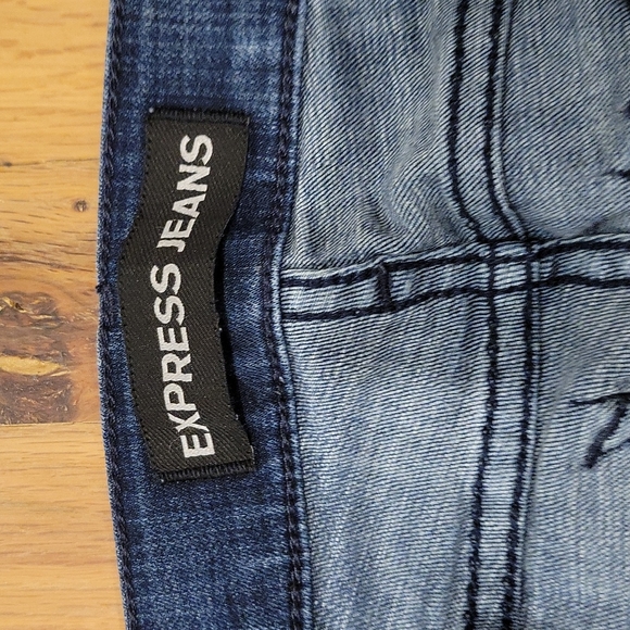 Express Jean Legging Mid Rise in long - Picture 4 of 4